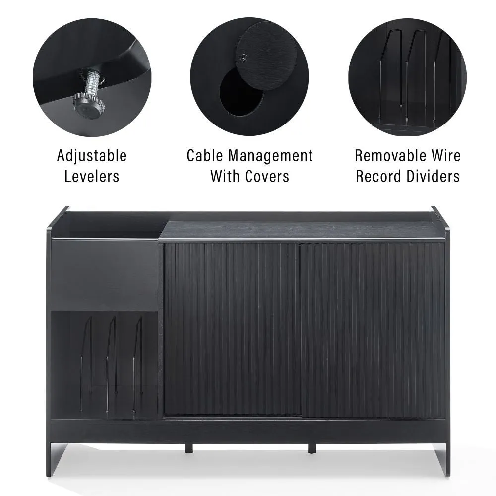 Crosley Arden skivspelarmöbel vinylförvaring