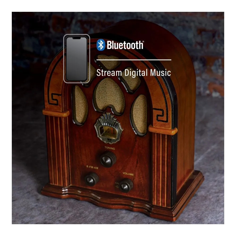 Crosley Companion radio valnöt med cd bluetooth