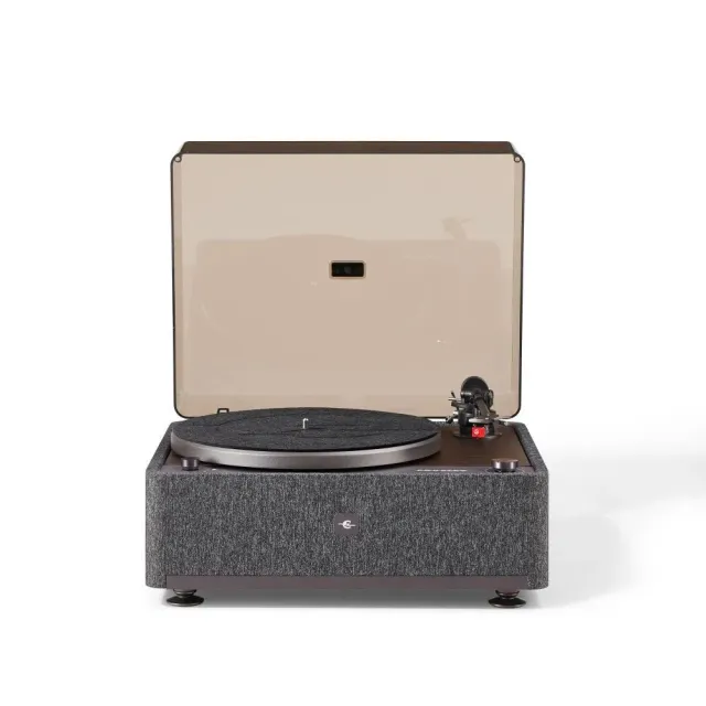 Crosley E200 skivspelare valnöt 33 1/3 varv