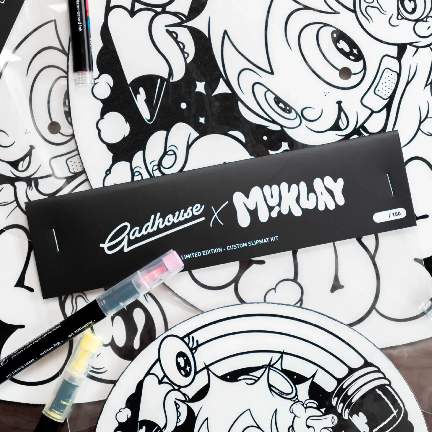 Gadhouse x Muklay Custom Slipmat 12 tum pennor
