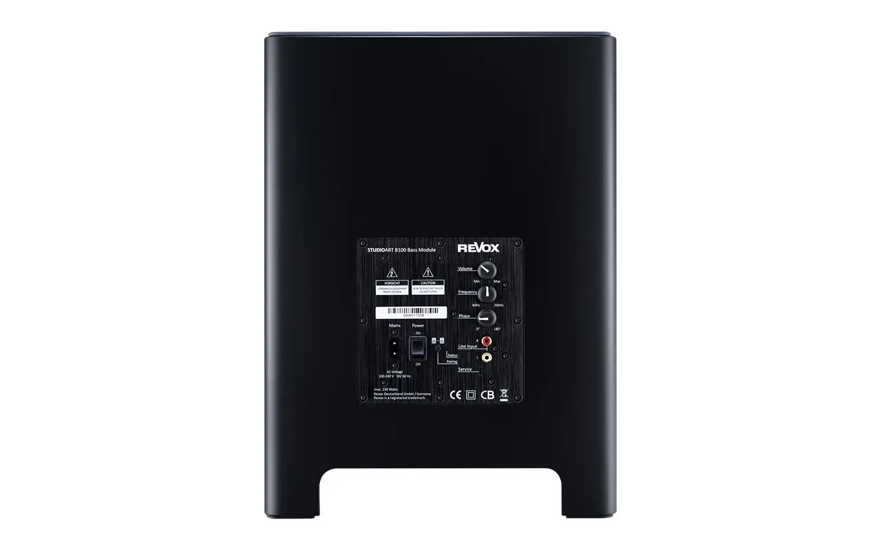 Revox Studioart B100 basmodul svart aktiv
