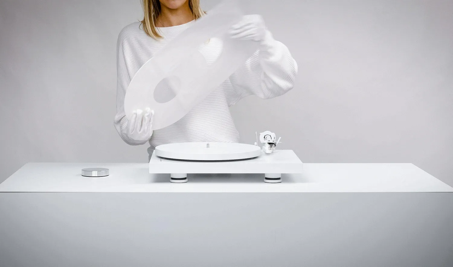 Pro-Ject Debut PRO B White Edition skivspelare vit