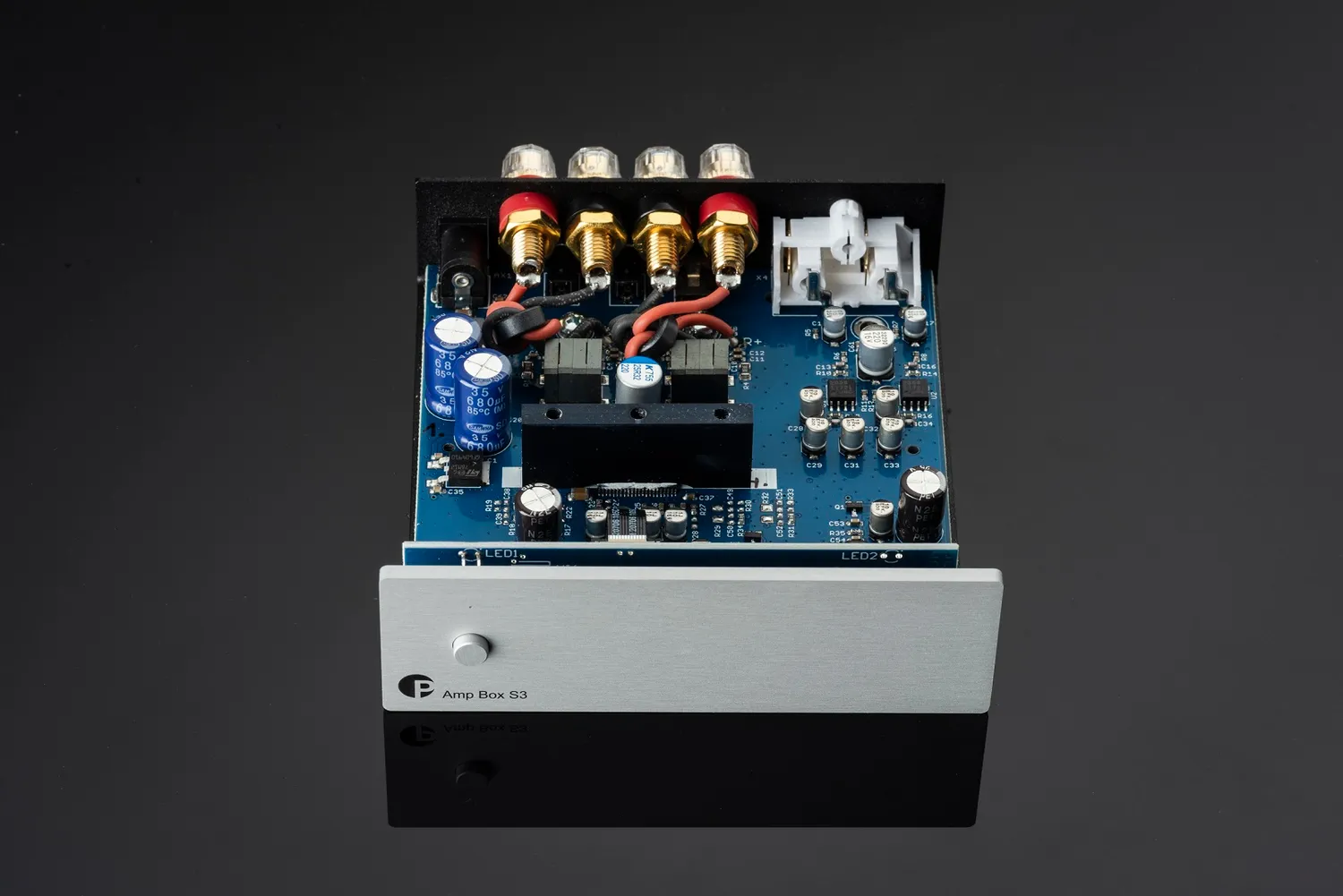 Pro-Ject Amp Box S3 stereoförstärkare kompakt vardagsrum
