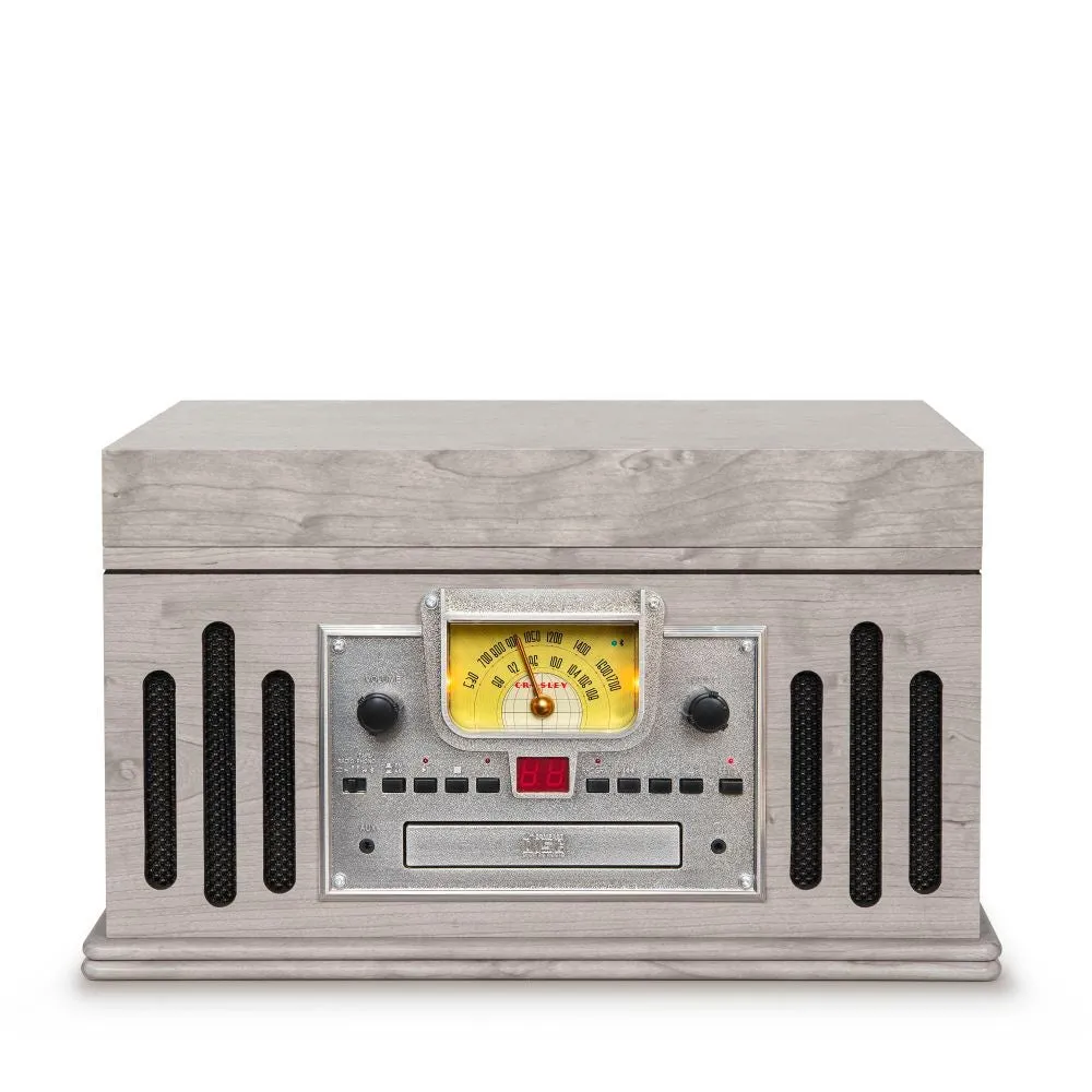 Crosley Musician 8-i-1 skivspelare valnöt med cd