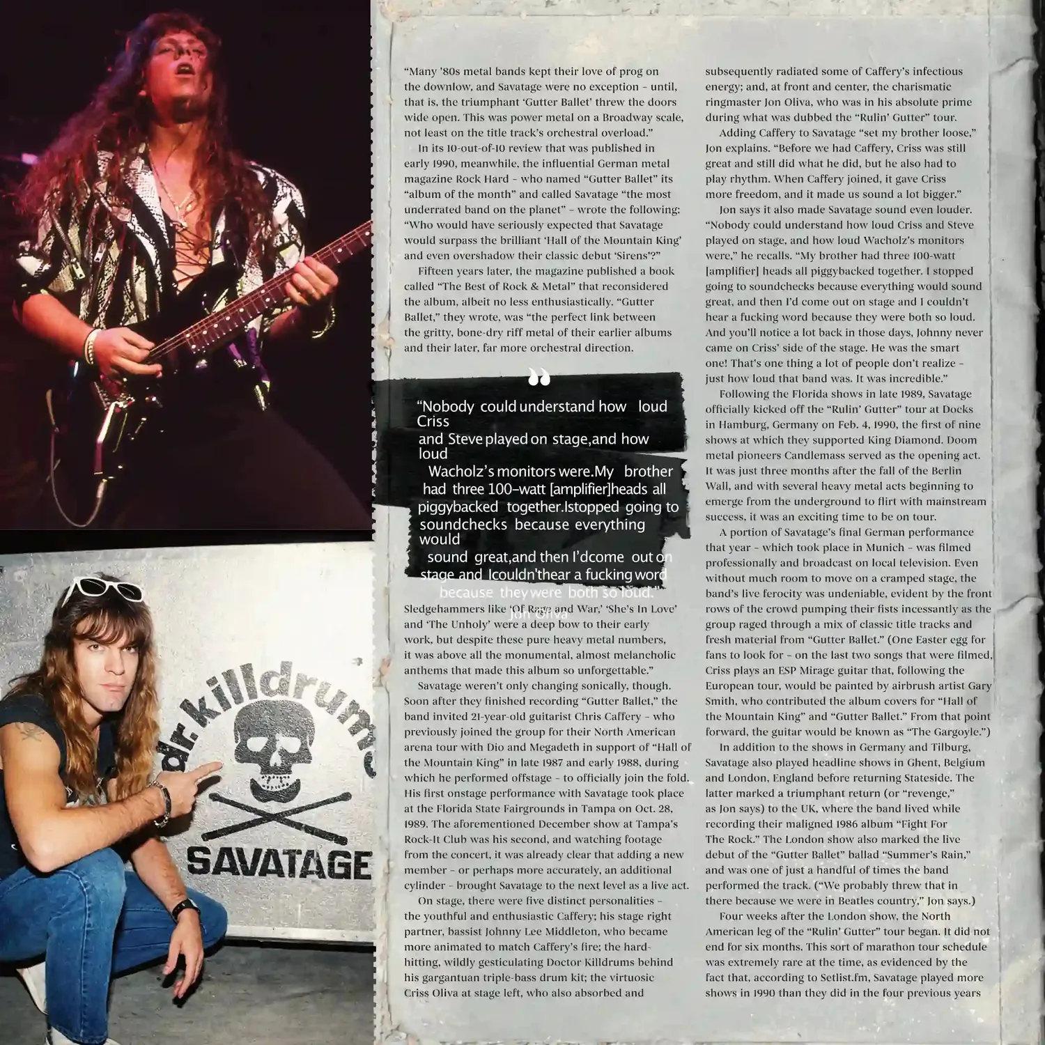 Revox Savatage Madness Reigns rullband CCIR