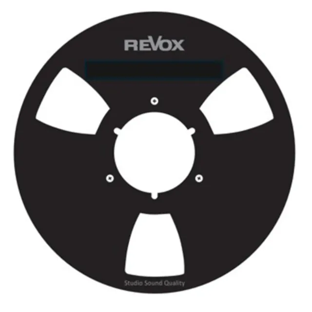 Revox Standard tomspole 26,5 cm svart metall