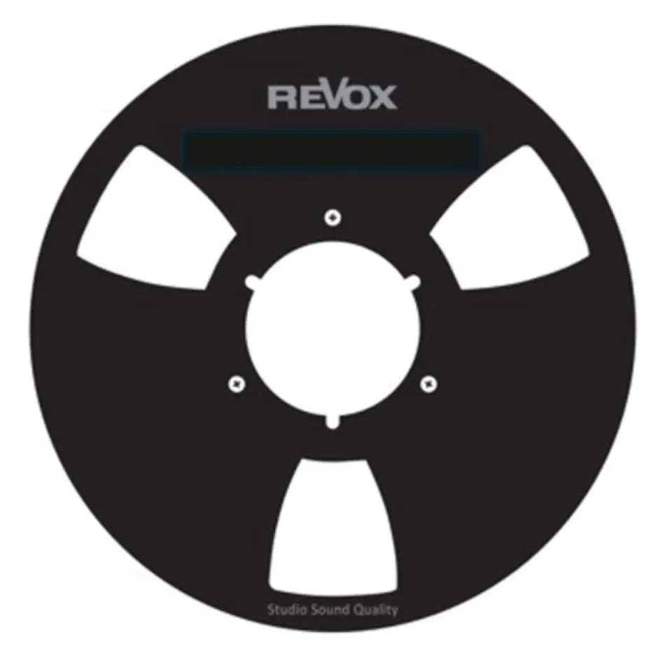 Revox Standard tomspole 26,5 cm svart metall