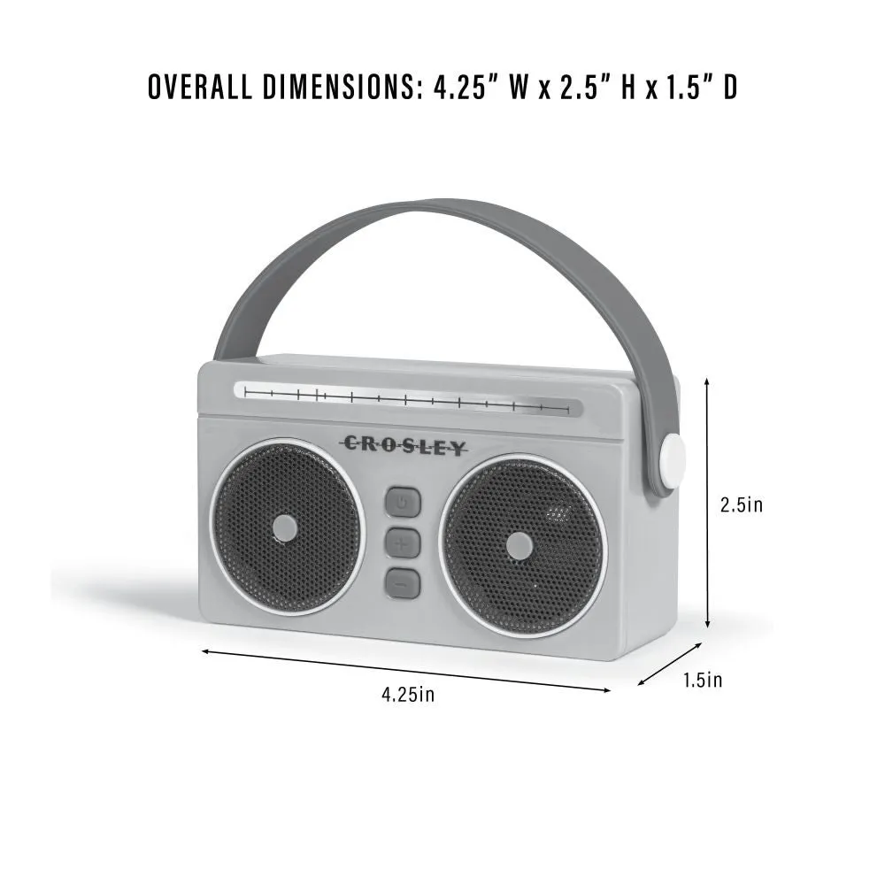 Crosley Mini Boombox bluetooth-högtalare Flamingo bärbar