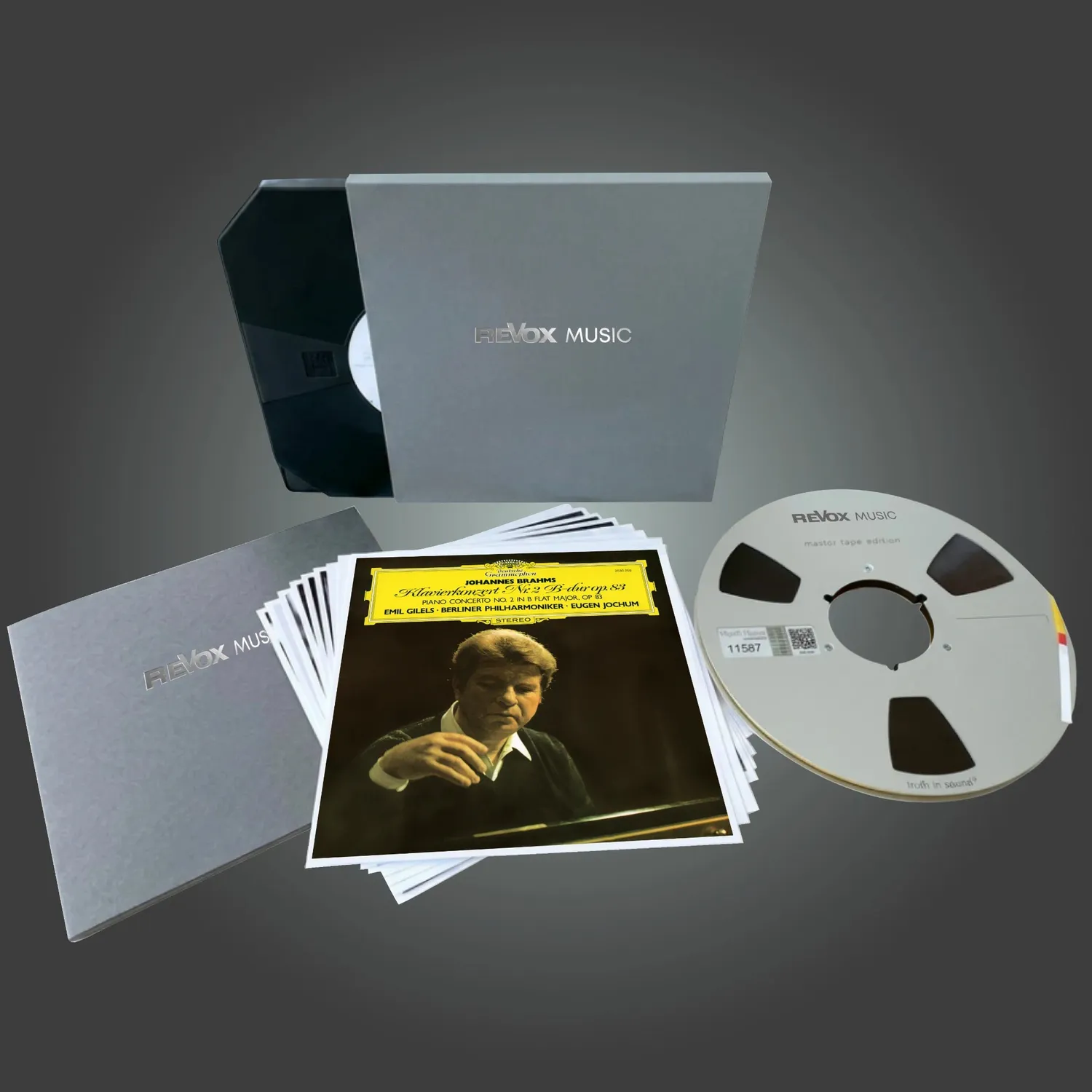 Revox Brahms Pianokonsert 2 masterband standard CCIR