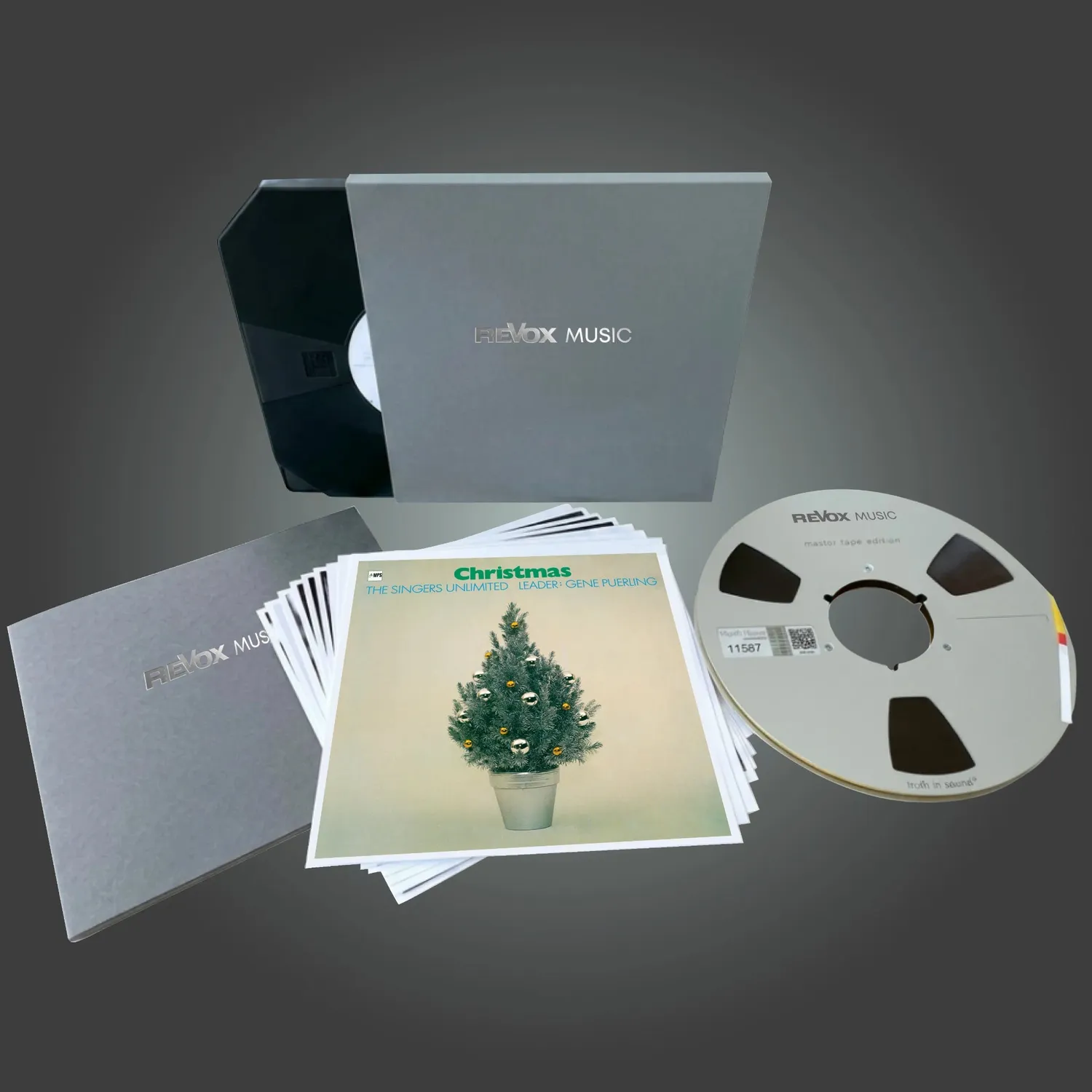 Revox Singers Unlimited Christmas masterband CCIR