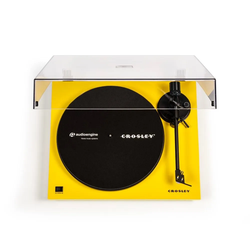 Crosley C6 skivspelare limoncello remdrift 33 1/3