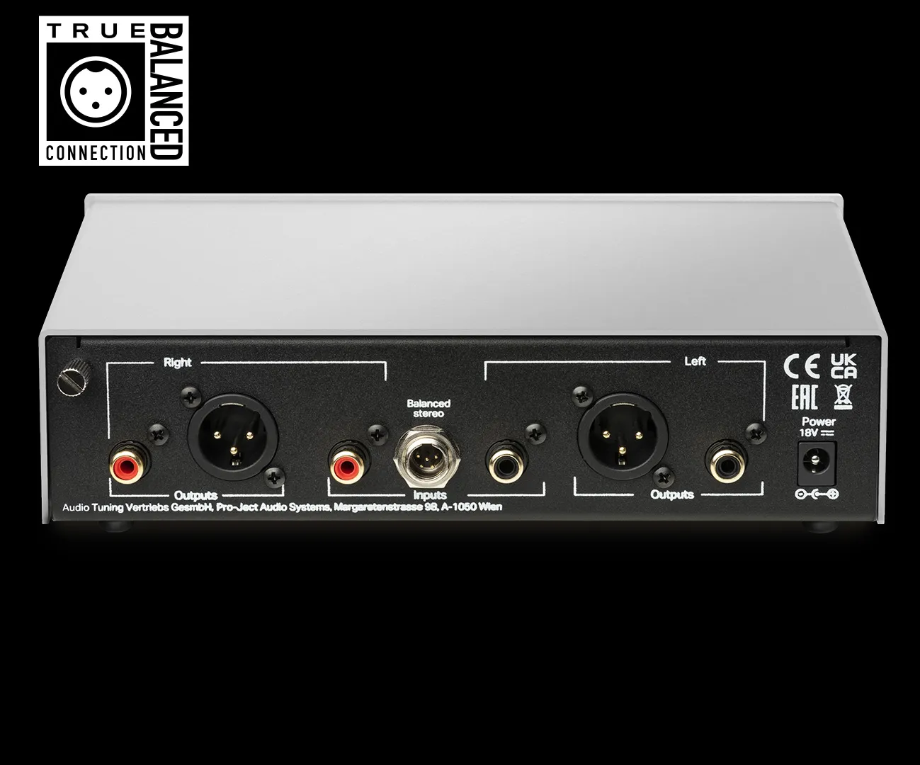 Pro-Ject Phono Box S3 B RIAA-steg balanserat MM MC