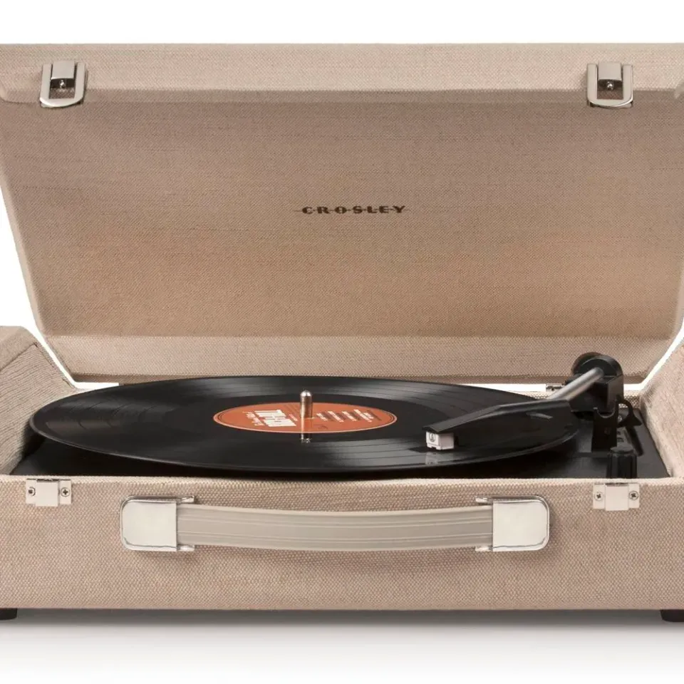 Crosley Nomad reseskivspelare brun 3 varvtal