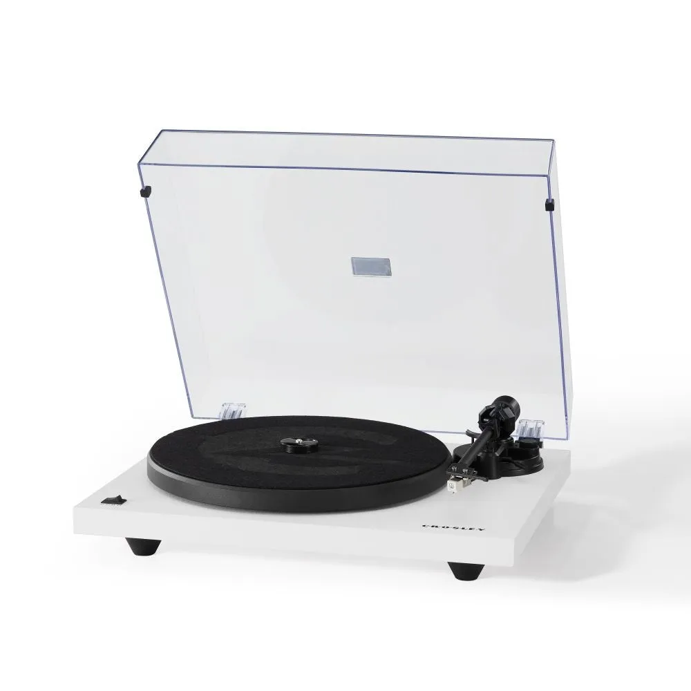Crosley C6 skivspelare vit remdrift bluetooth
