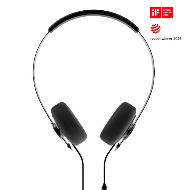 Gadhouse Wesley on-ear hörlurar 40 mm med mic