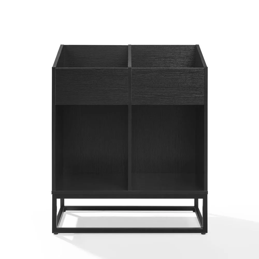 Crosley Enzo skivställ medium svart vinylförvaring