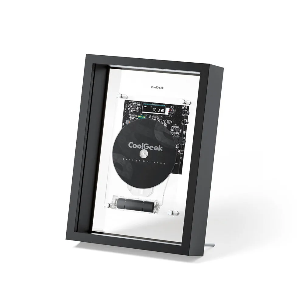 CoolGeek M1 Music Frame cd-spelare vit Bluetooth