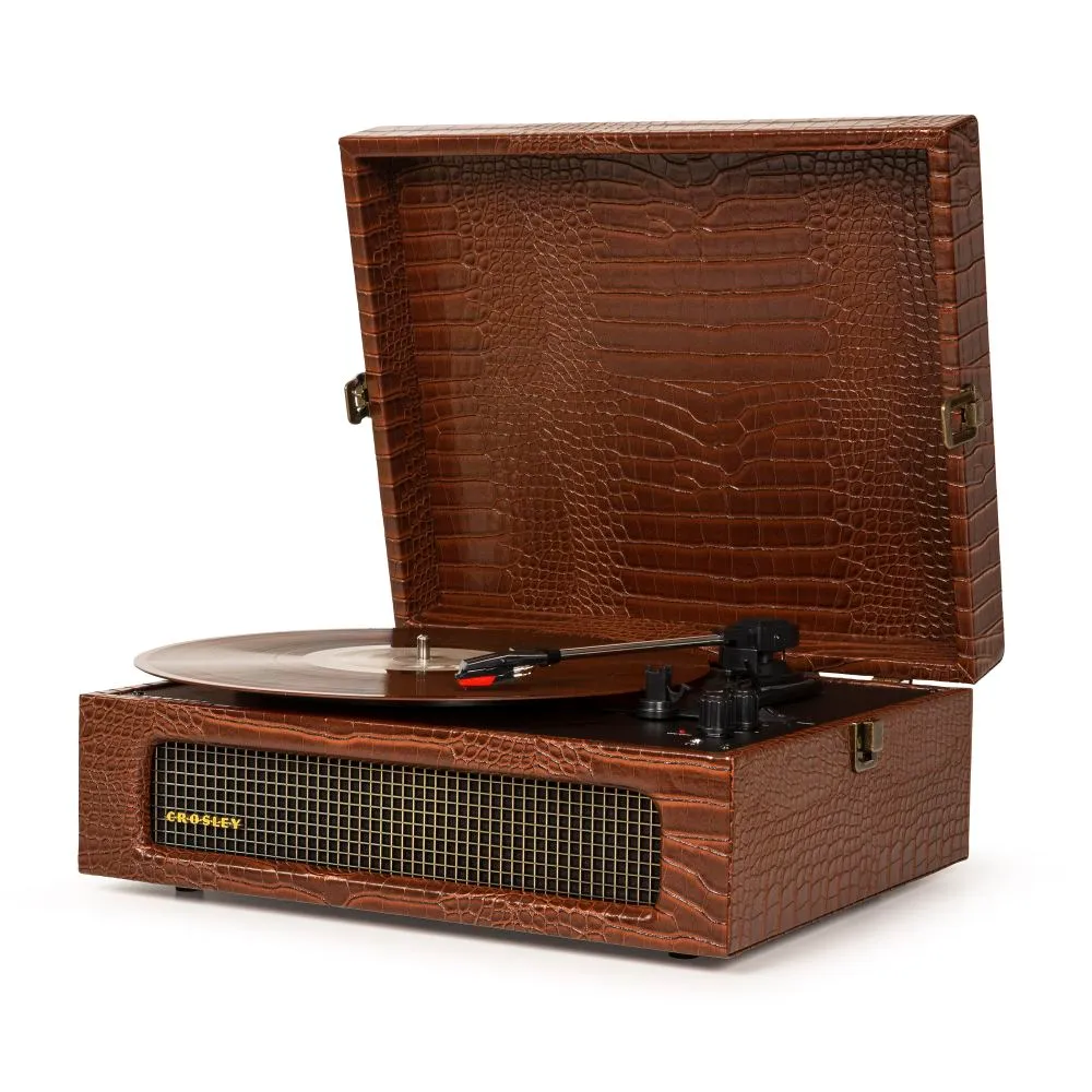 Crosley Voyager portabel skivspelare brun bluetooth