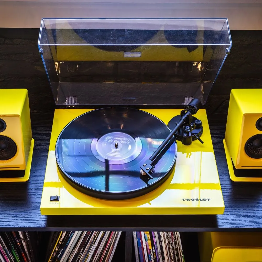 Crosley C6 skivspelare limoncello remdrift 33 1/3