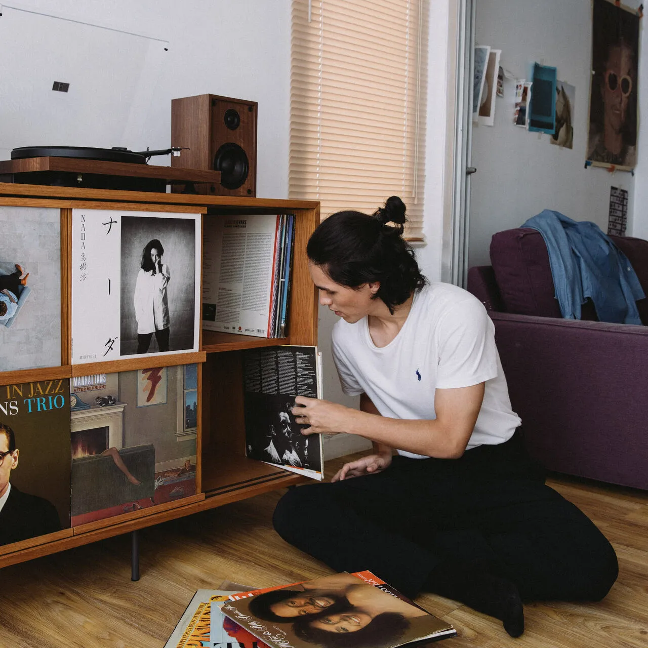 Gadhouse Hampton Record Console vinylmöbel