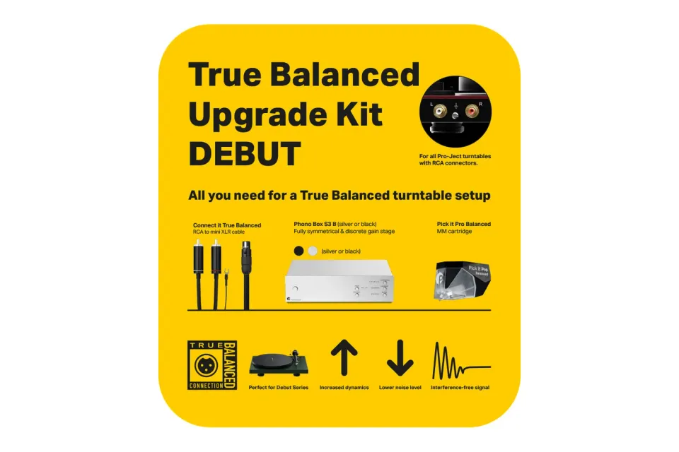 Pro-Ject Upgrade Set Debut Balanced paket