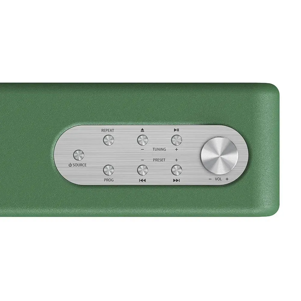 CoolGeek VS-02 bärbar cd-spelare grön FM Bluetooth