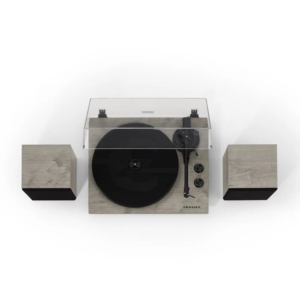 Crosley C62 skivspelare med högtalare Walnut bluetooth