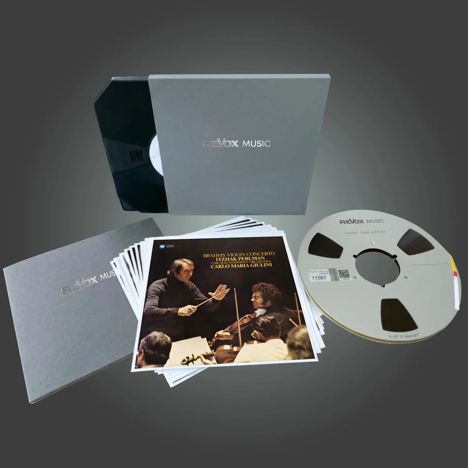 Perlman Brahms Violin Concerto masterband fiol