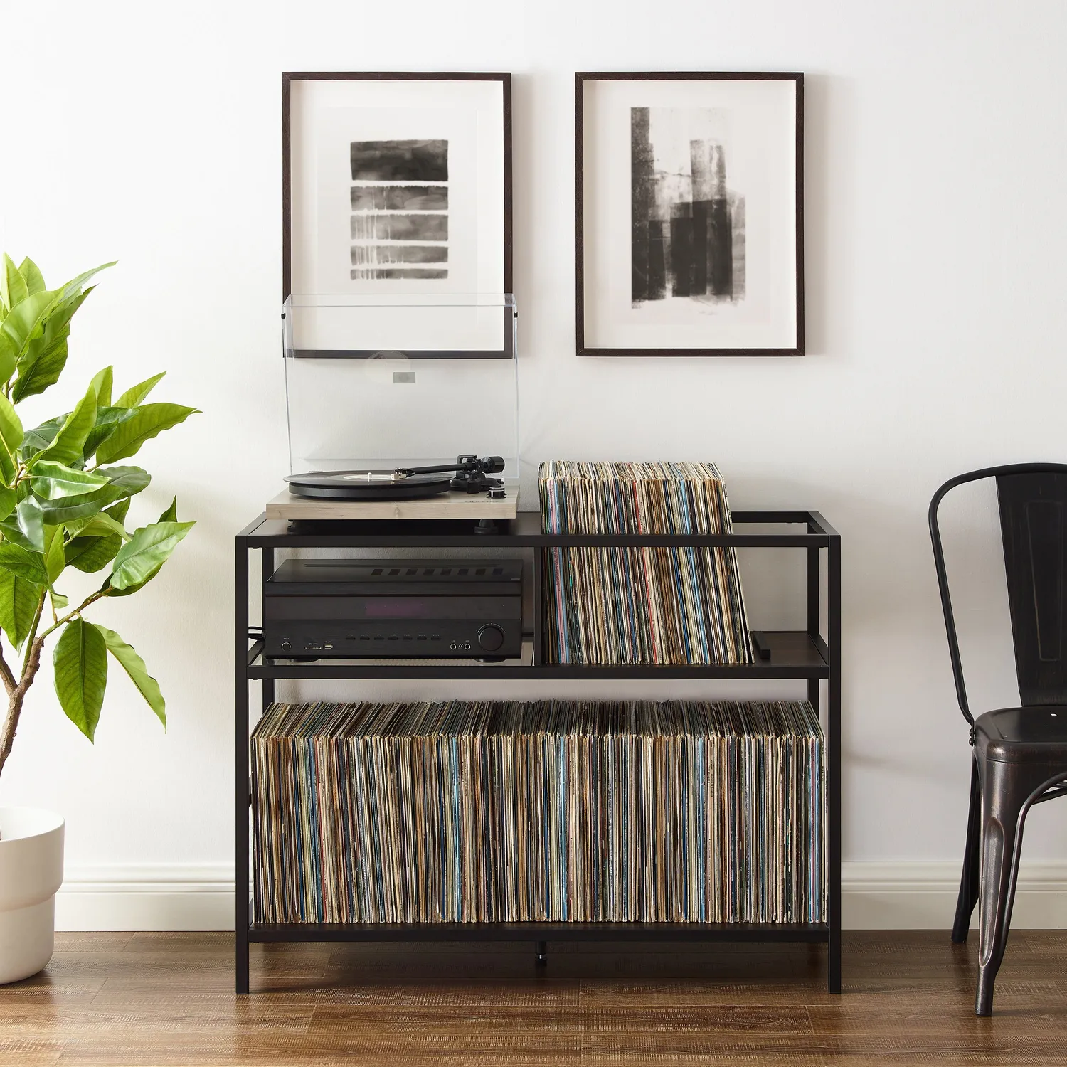 Crosley Provo skivspelarbänk mattsvart 300 vinyl