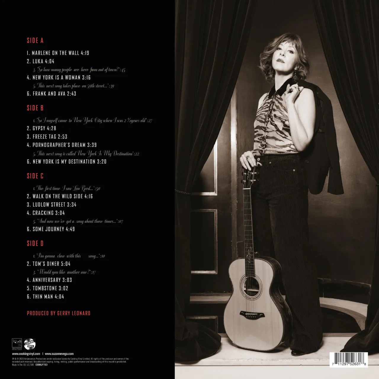 Revox Suzanne Vega New York Songs masterband 1/4 tum