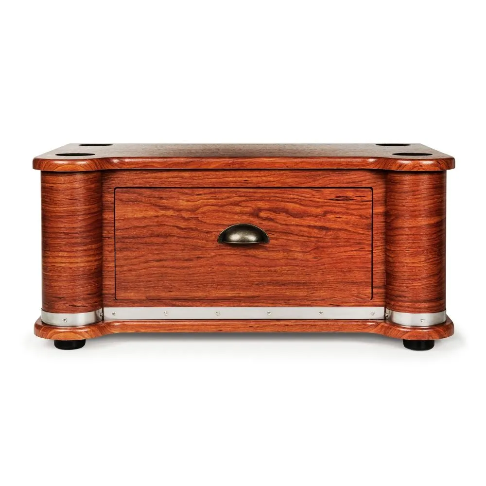 Crosley jukeboxstativ valnöt full-size trä