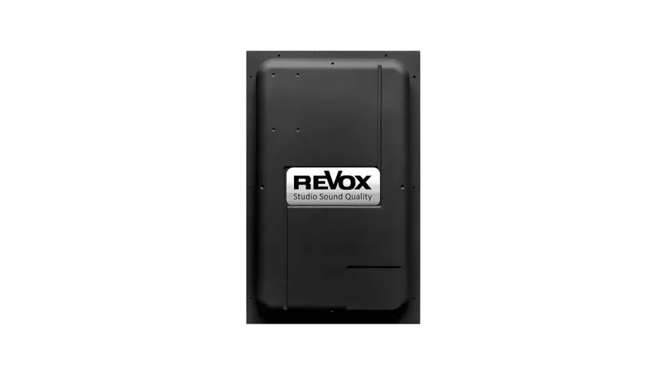 Revox INV 40 inbyggd högtalare osynlig under puts