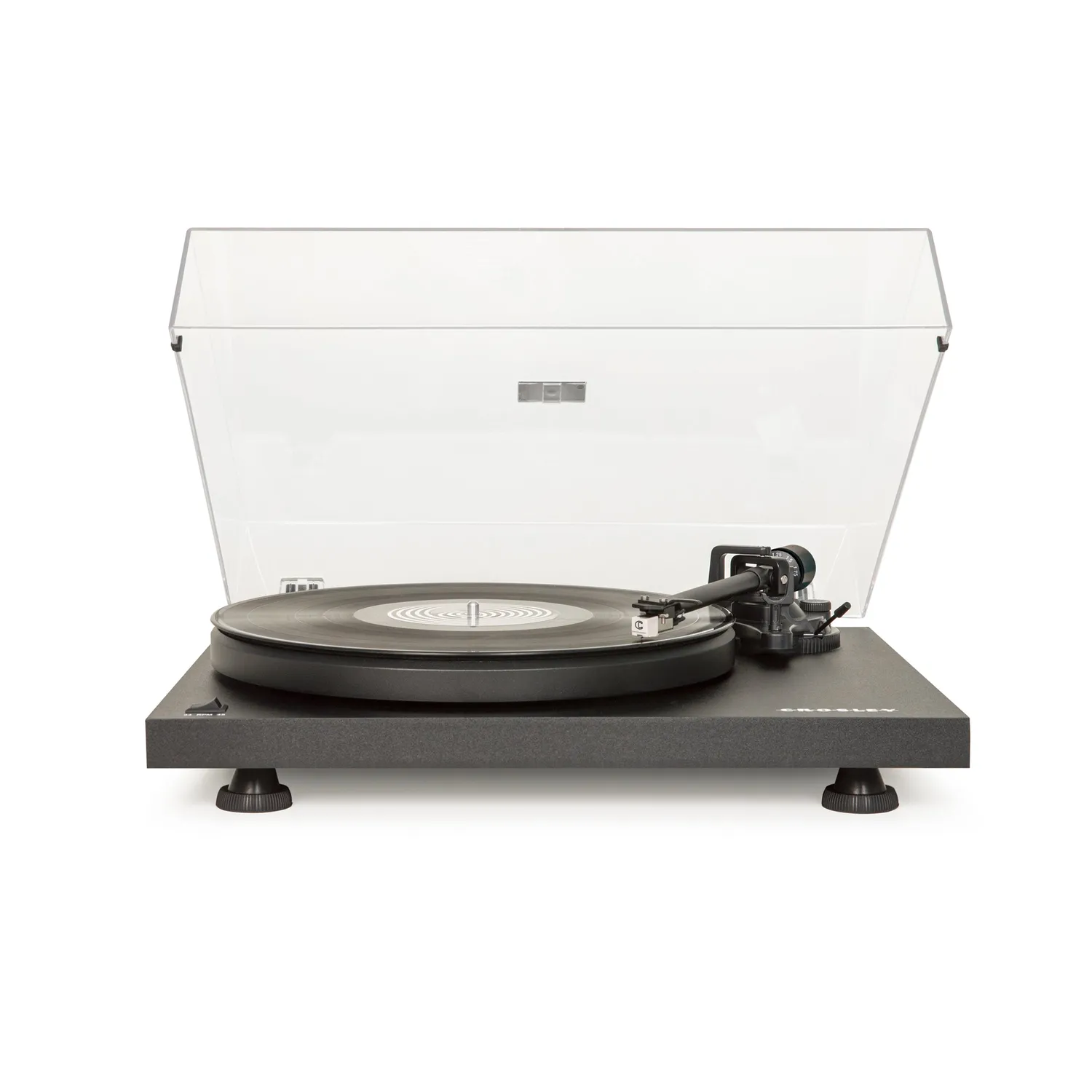 Crosley C Series skivspelare med högtalare svart 2-varv