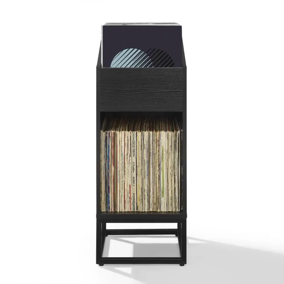 Crosley Enzo skivställ svart liten vinylförvaring