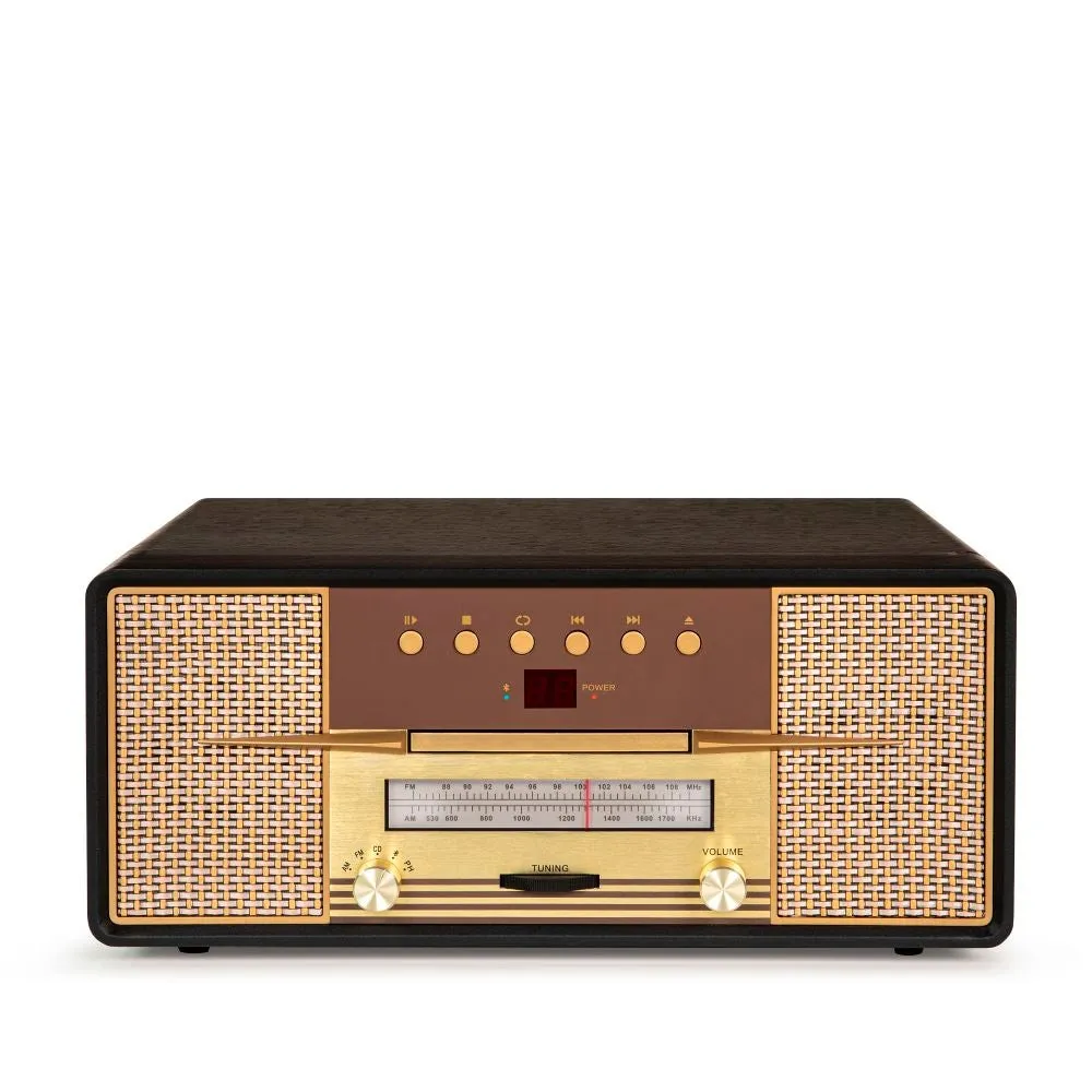 Crosley Rhapsody 7-i-1 skivspelare mahogny CD