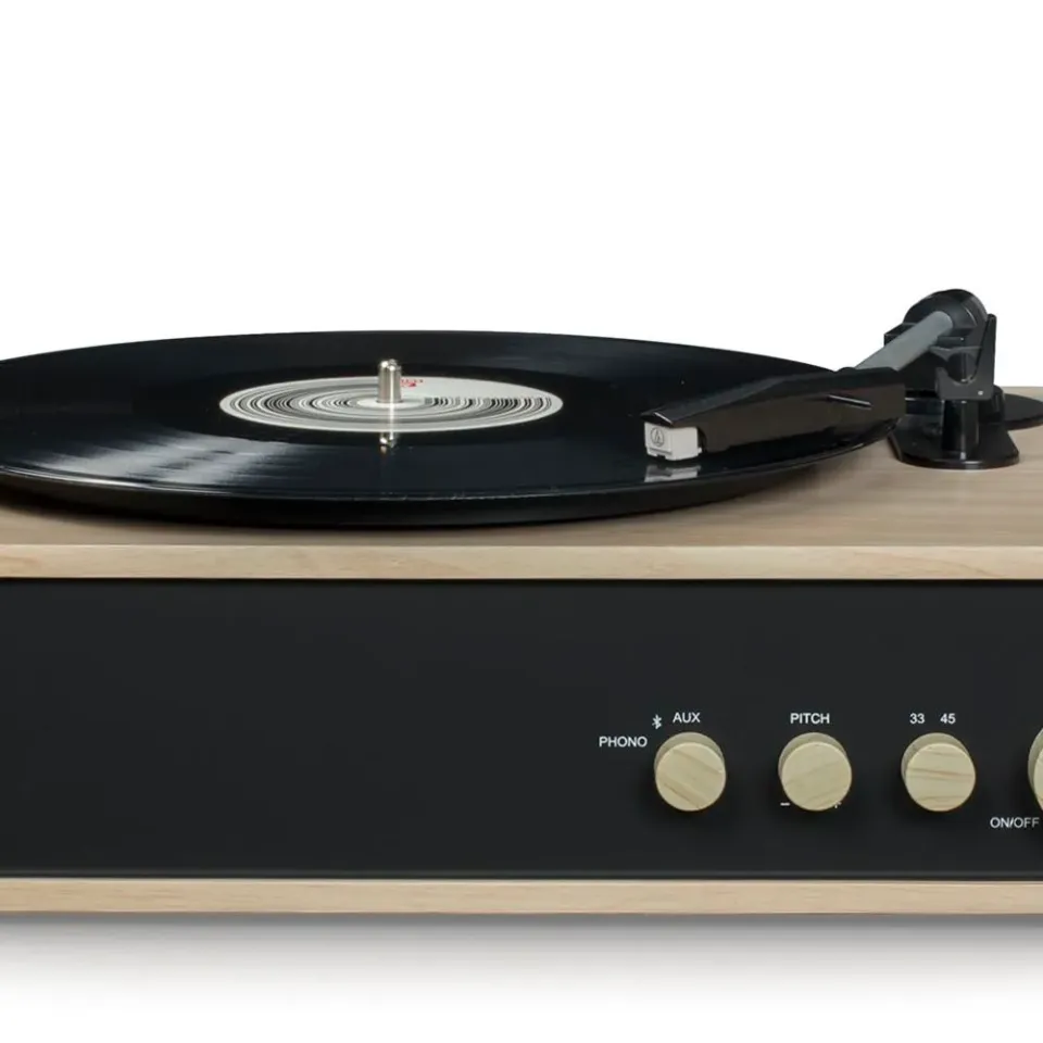 Crosley Gig skivspelare med högtalare natur bluetooth