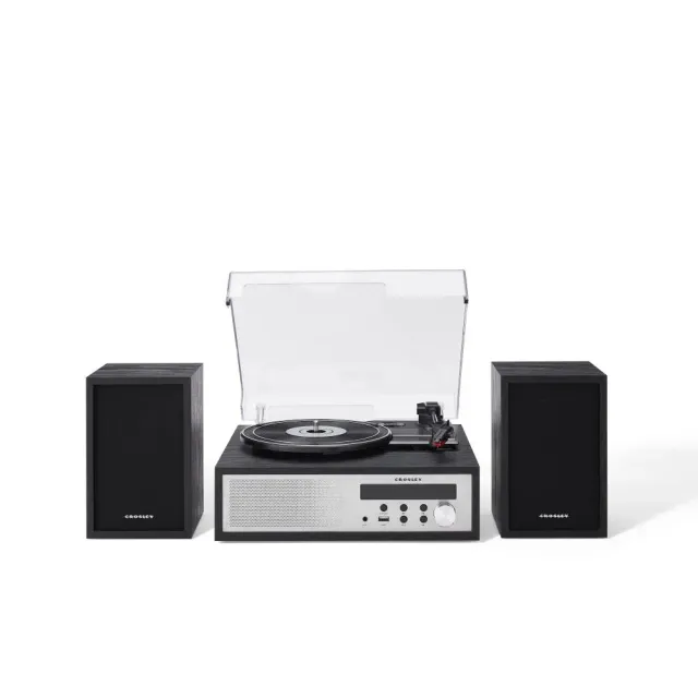 Crosley Sloane skivspelare svart remdrift bluetooth