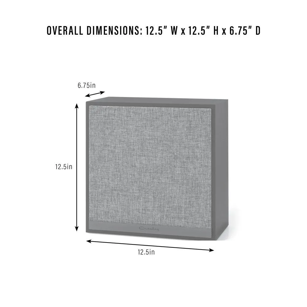 Crosley Cadence Cube Bluetooth-högtalare svart 80 W