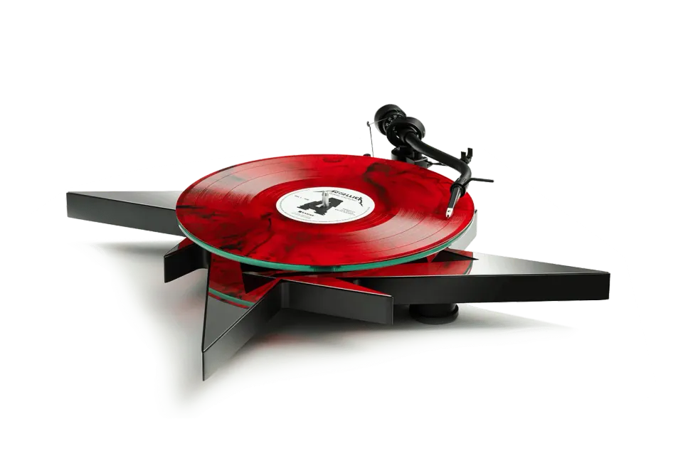 Pro-Ject Metallica skivspelare remdrift special