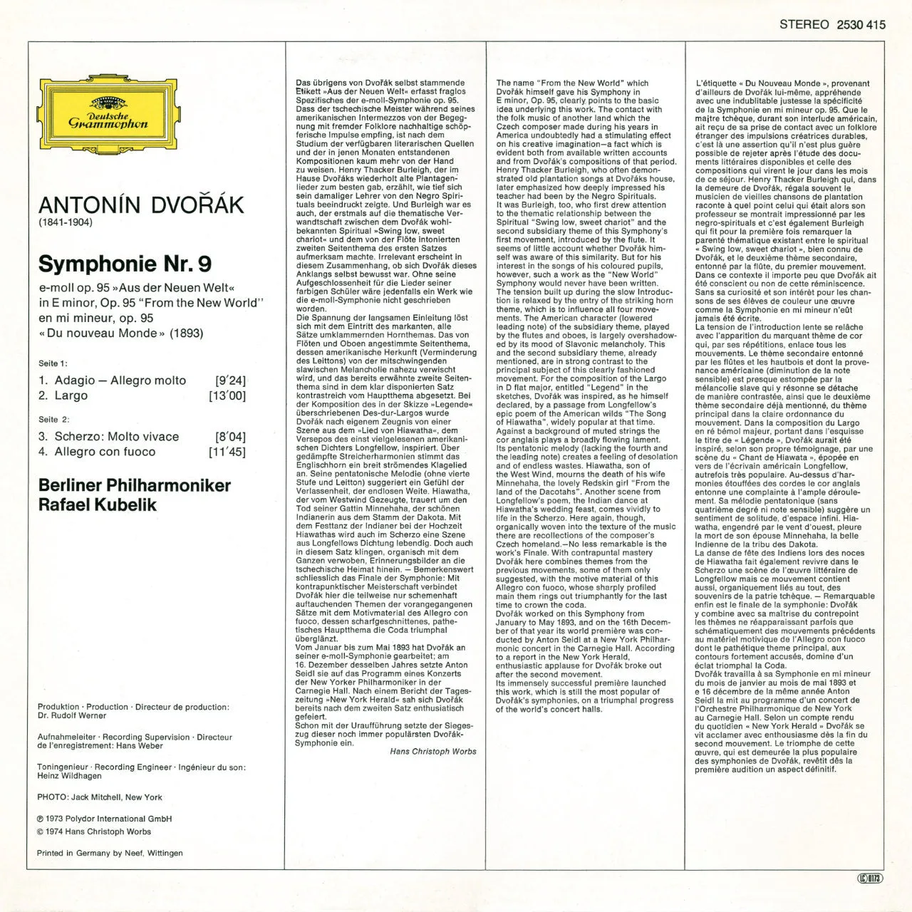 Dvořák Symfoni nr 9 New World masterband Standard Master