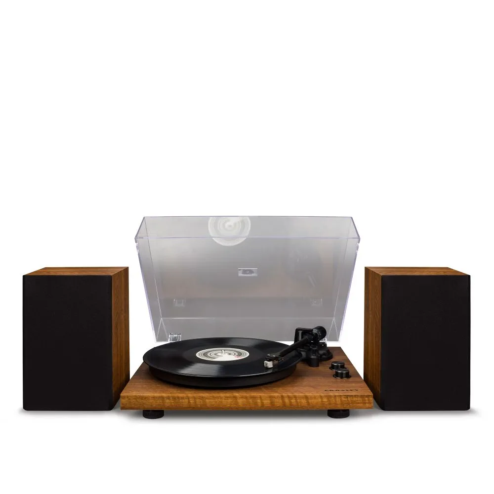 Crosley C62 skivspelare med högtalare grå Bluetooth