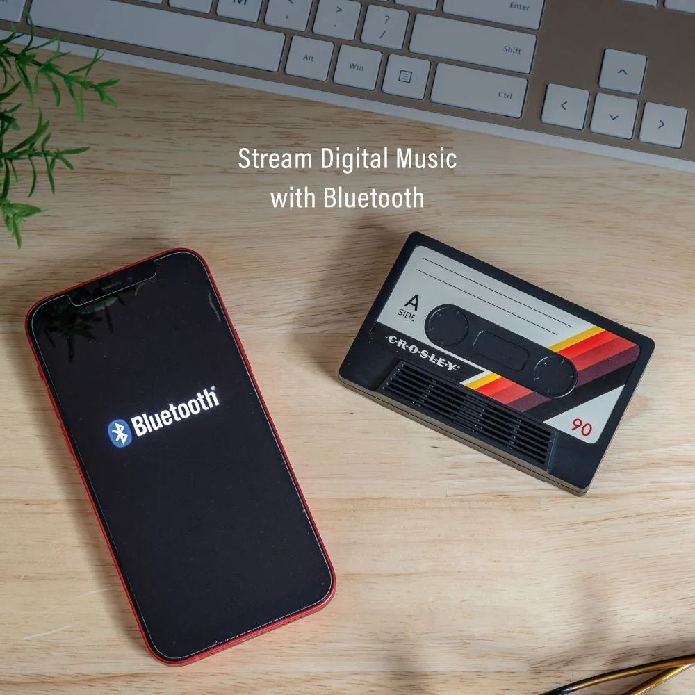 Crosley Cassette högtalare bluetooth svart