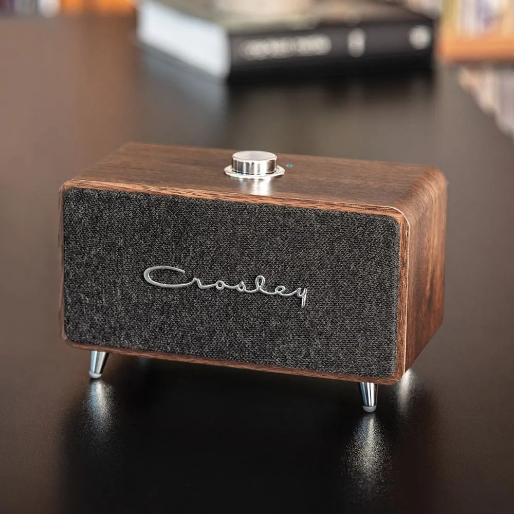 Crosley Stanza bluetooth-högtalare valnöt bärbar