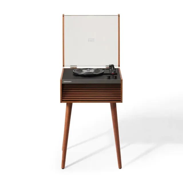 Crosley Dean skivspelare Natural med högtalare retro