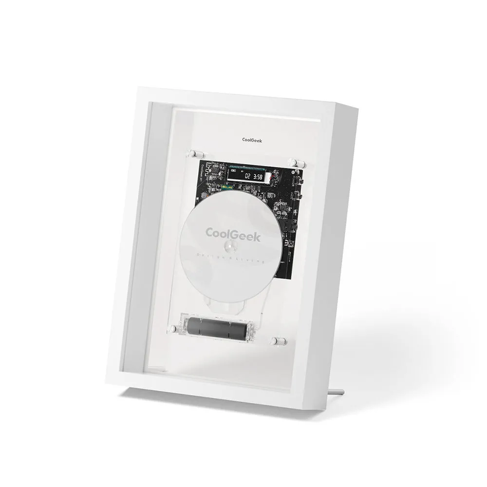 CoolGeek M1 cd-spelare tavelram svart Bluetooth