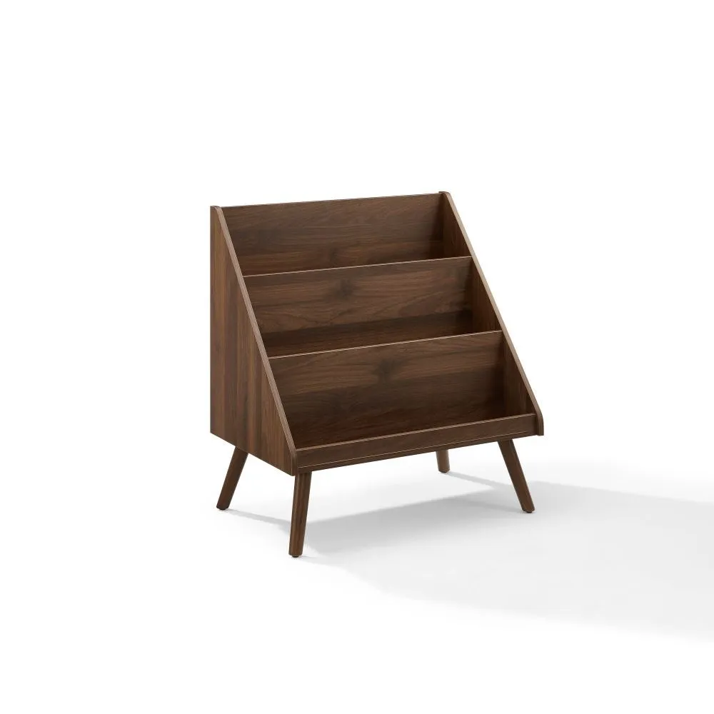 Crosley Liam skivställ valnöt medium vinyl