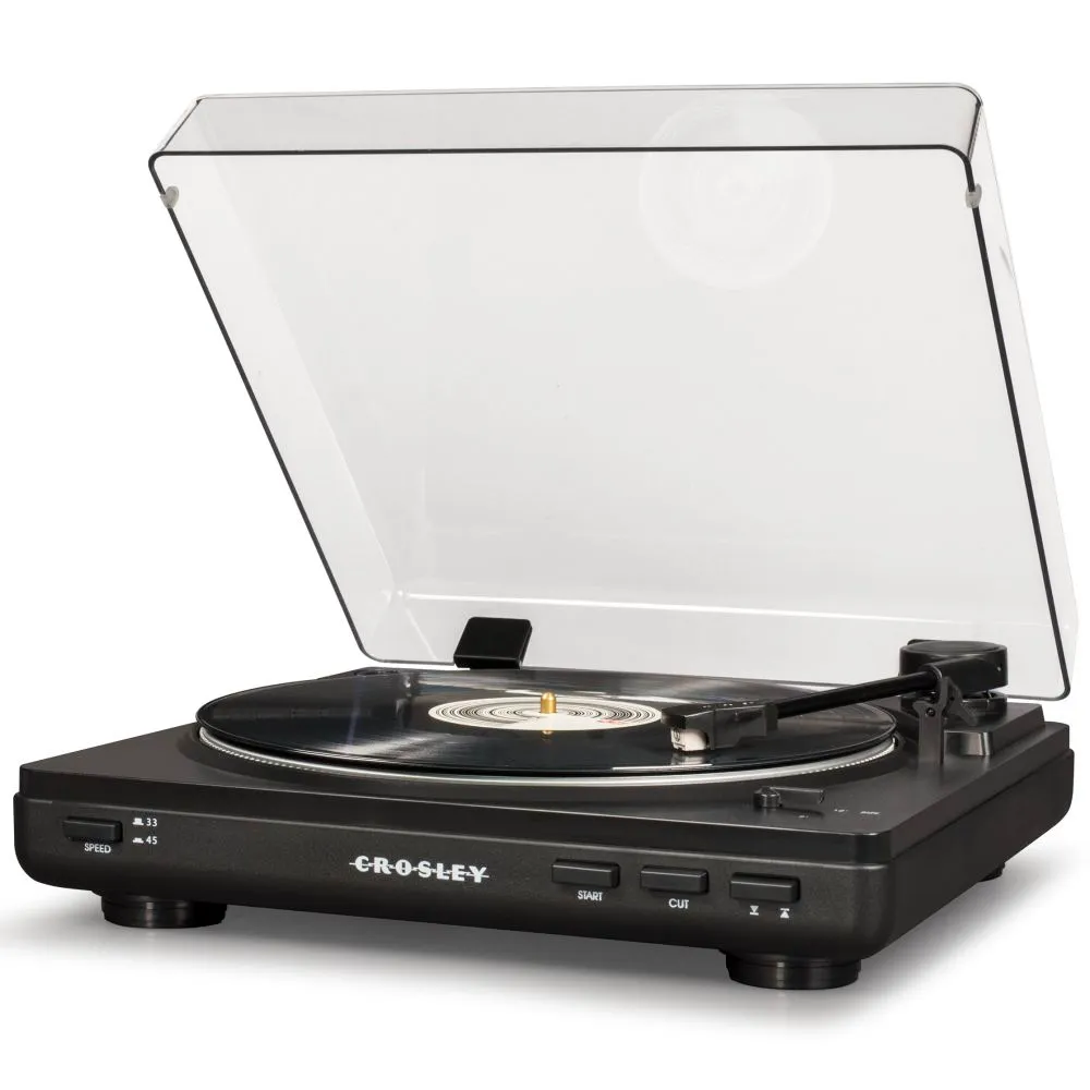 Crosley T400 skivspelare grå remdrift automatisk