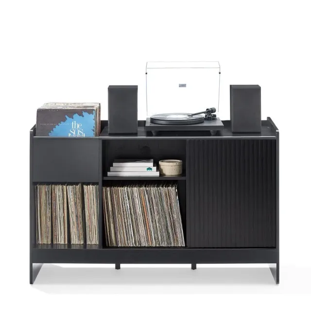 Crosley Arden skivspelarmöbel vinylförvaring