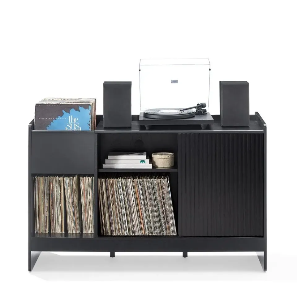 Crosley Arden skivspelarmöbel vinylförvaring