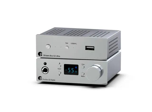 Pro-Ject S2 Chrome Set DAC streamer MQA